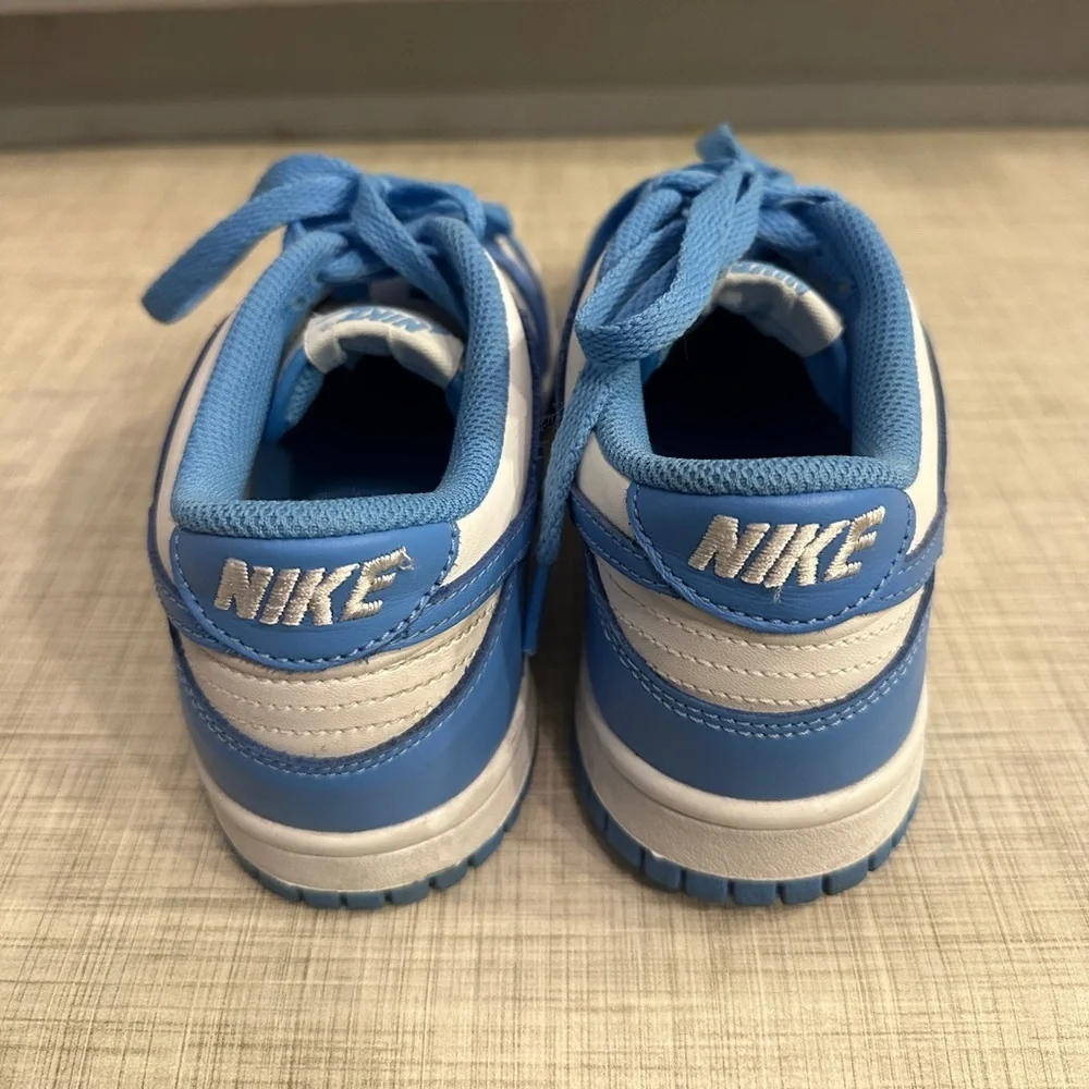 Nike dunk lows in university blue